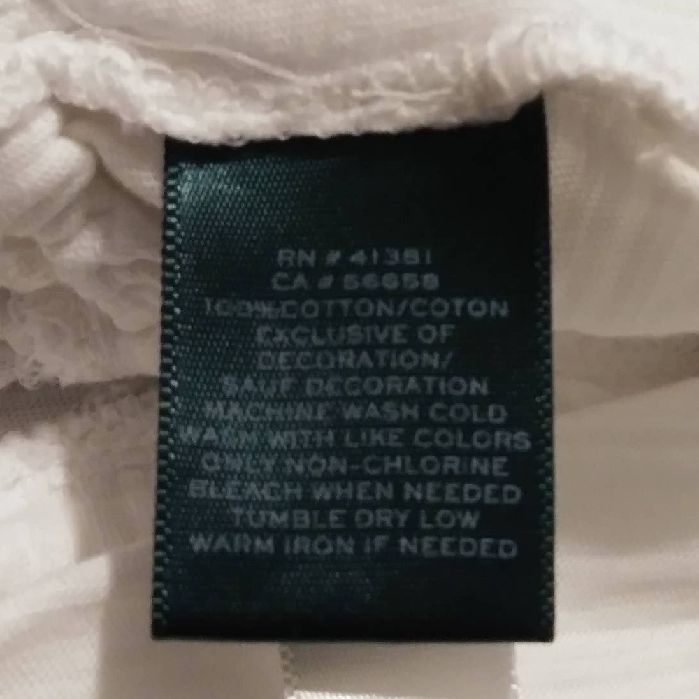 Lauren Ralph Lauren White Tunic Top‎ - Picture 5 of 5